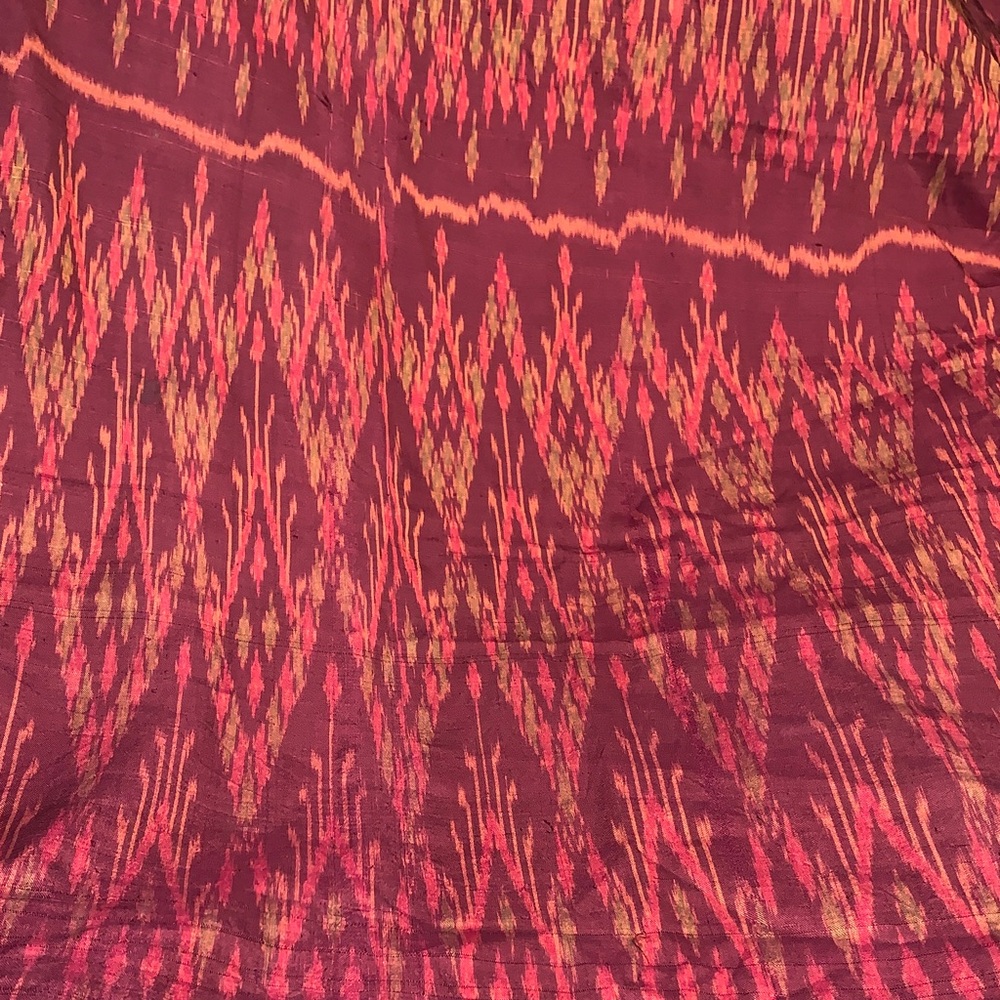 Colorful Patterned Fabric Scarf 56 inches x 34 inches